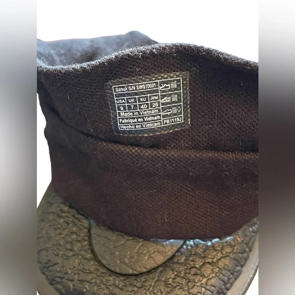 Sanuk Yoga Sling 2 Black Sandals Flip-Flops Thong Shoes Women’s Size 9, EU 40 - Picture 7 of 10